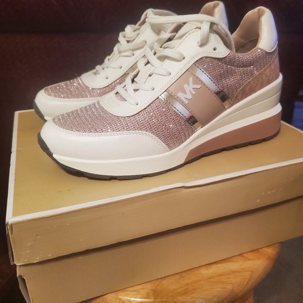 Micheal Kors Mabel Wedge Sneakers